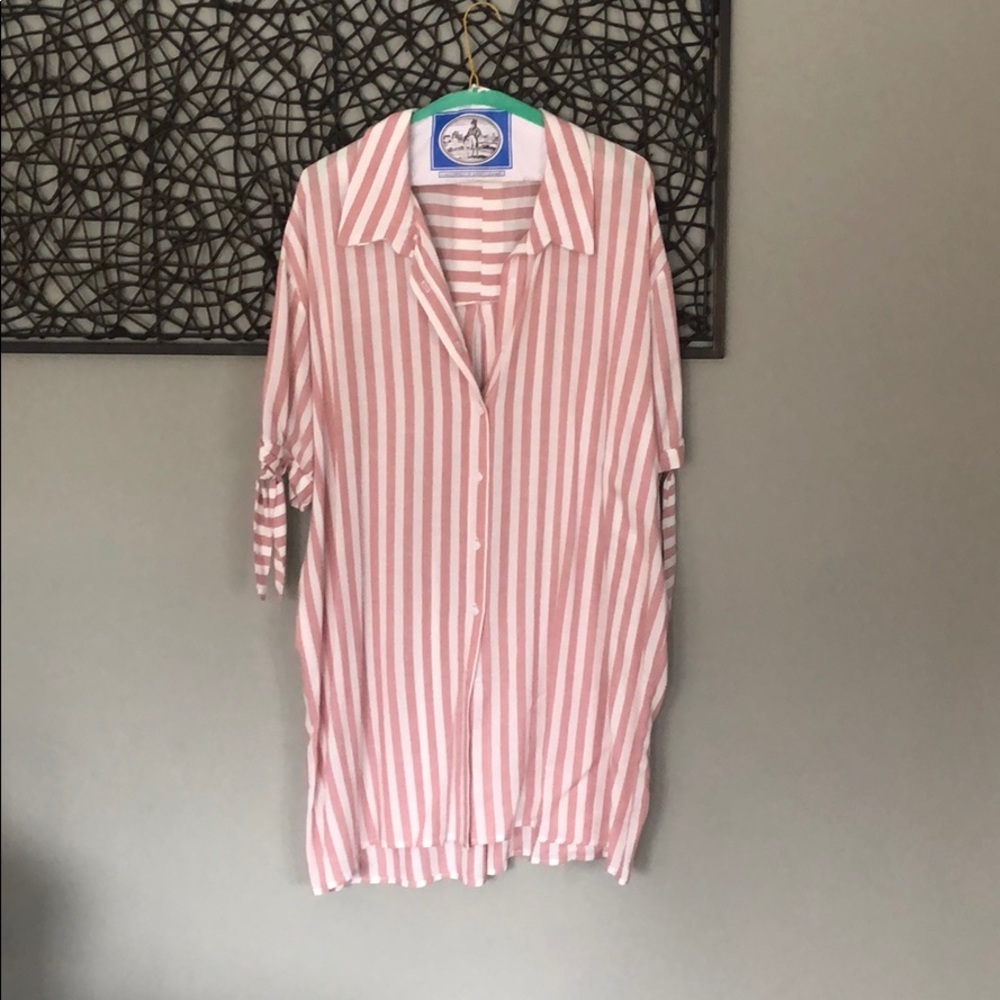 Long striped shirt